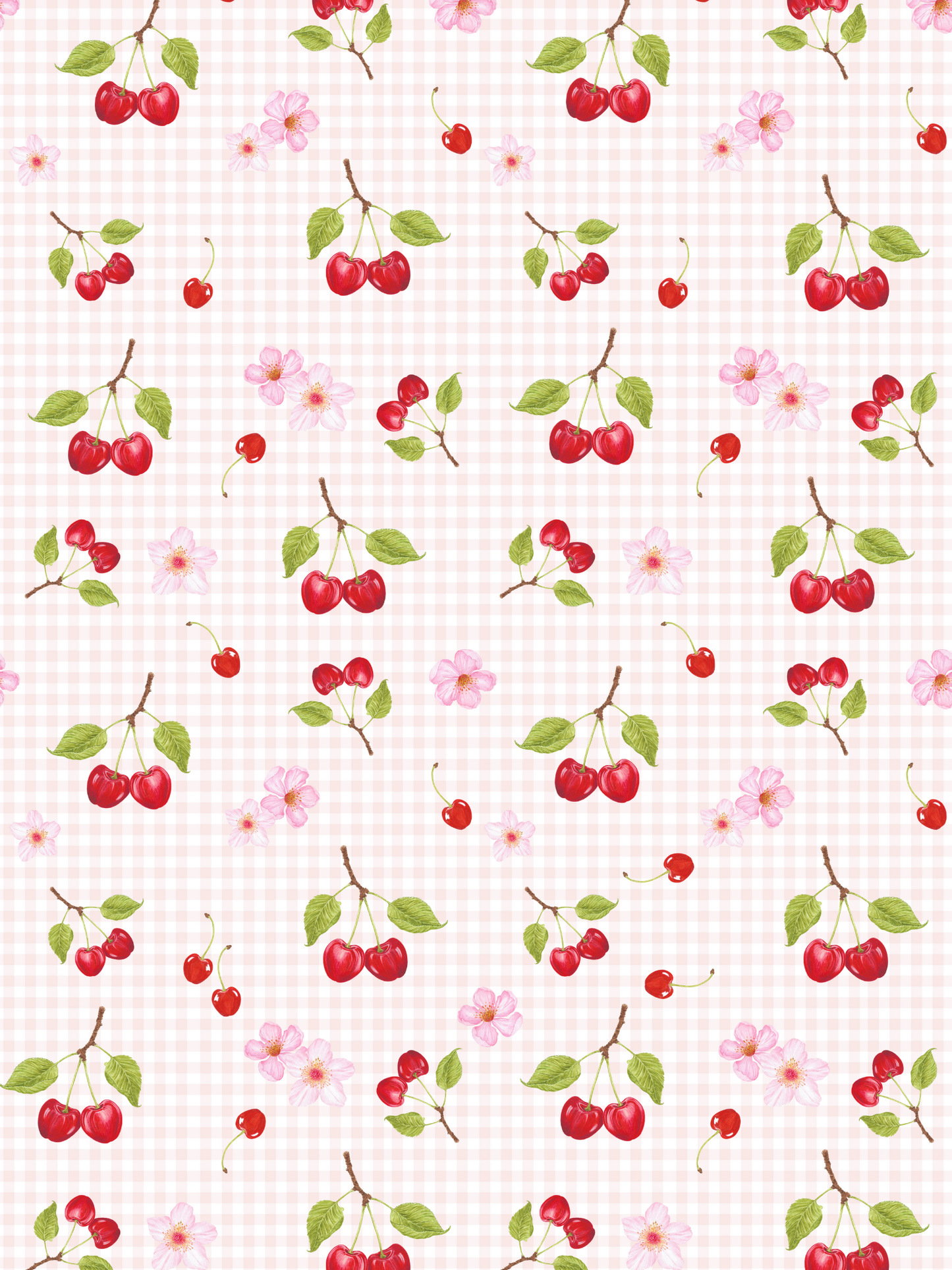 Tissu CHERRY & BLOSSOM