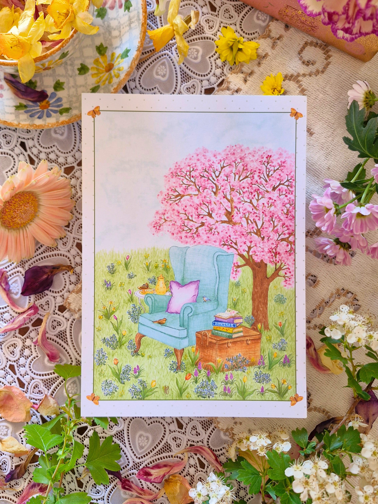 PACK x4 Cartes Printanières A5