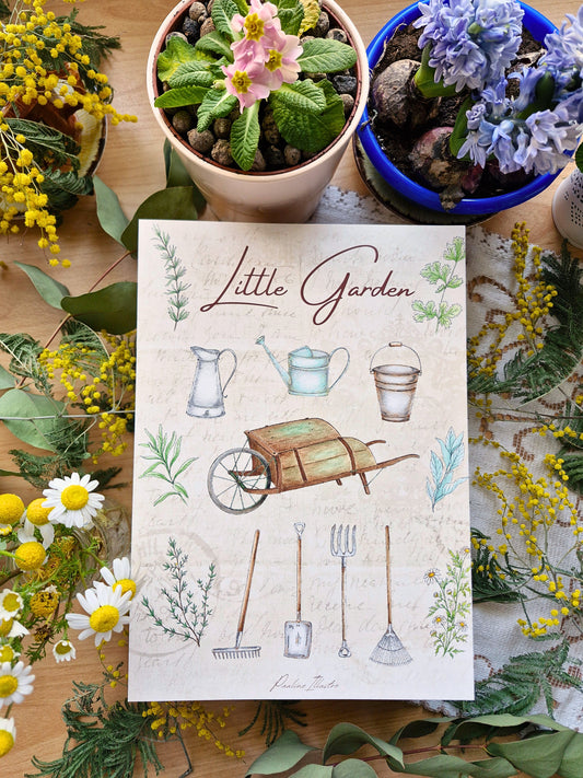 Affiche A4 "Little Garden" (The Gardener)