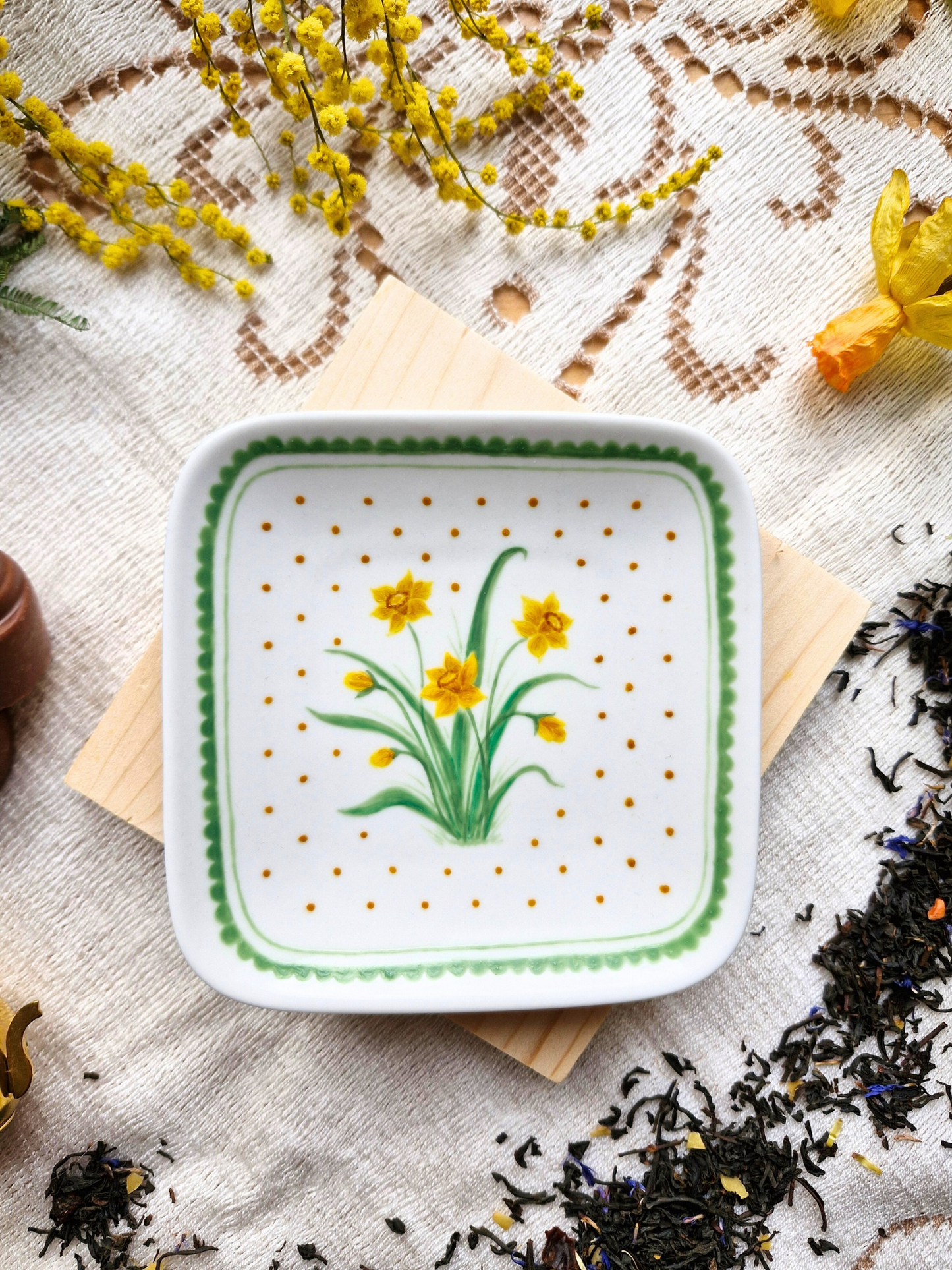 Coupelle Tea Time NARCISSES