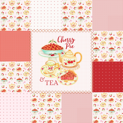 Tissu PATCHWORK CHERRY PIE & TEA