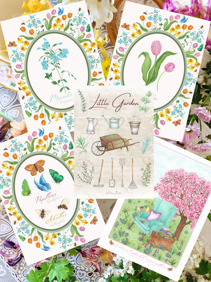 PACK x4 Affiches Printanières