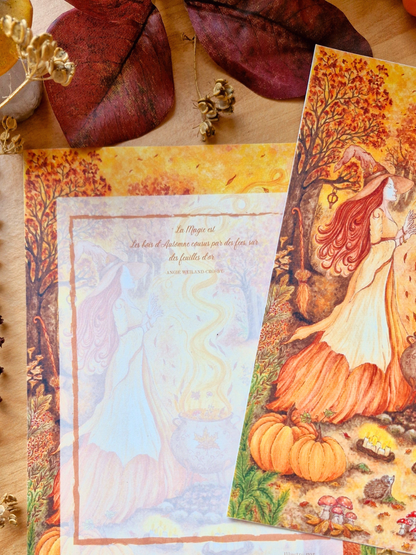 Carte A5 " MAGIE D'AUTOMNE "