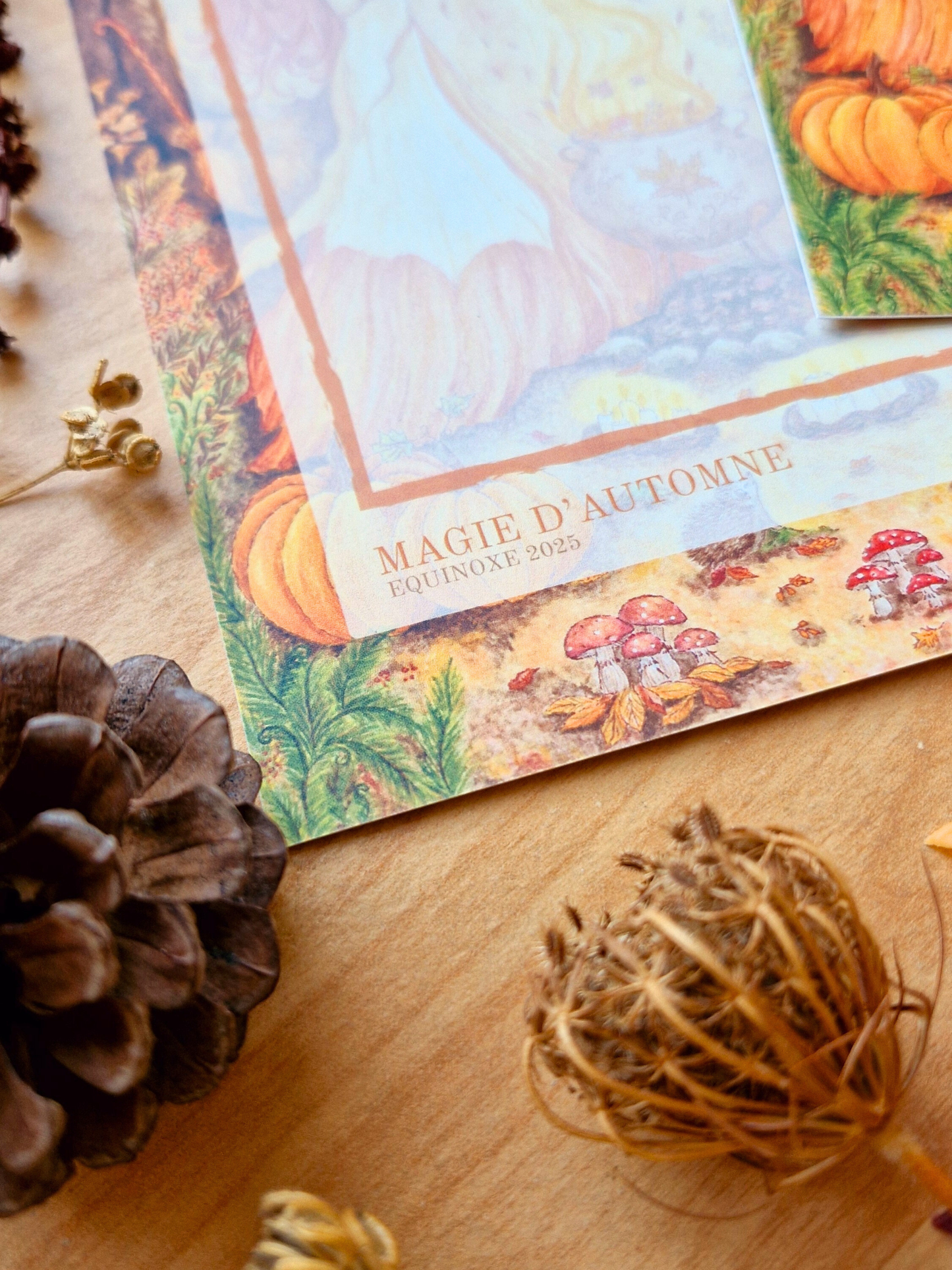 Carte A5 " MAGIE D'AUTOMNE "