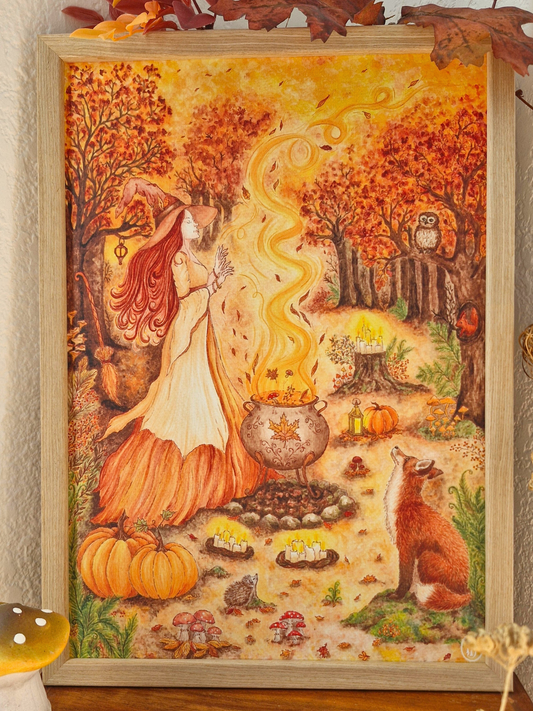 Affiche A4 " MAGIE D'AUTOMNE "