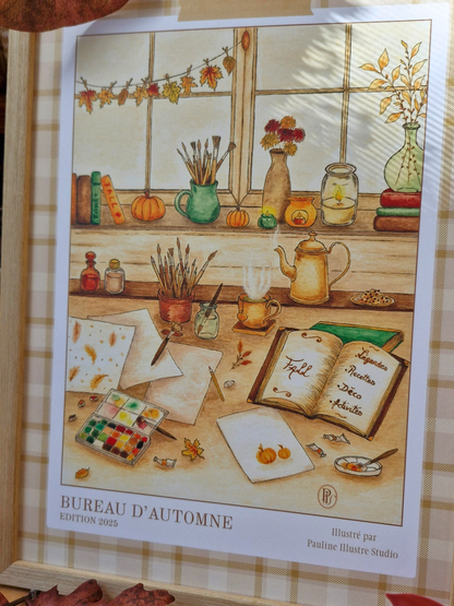 Affiche A4 "BUREAU D'AUTOMNE "