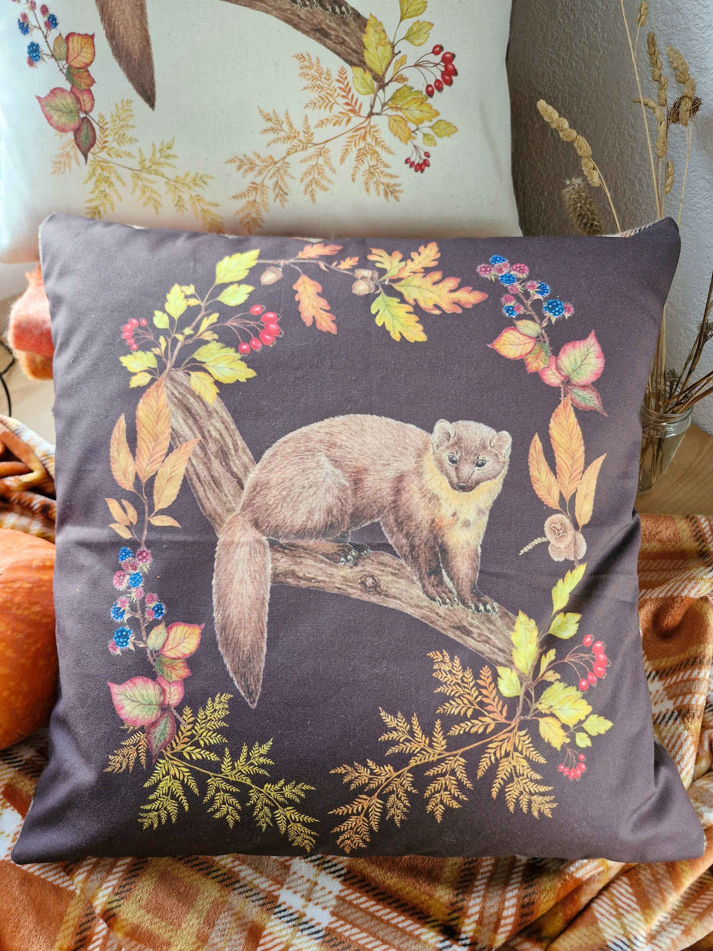 Housse de Coussin ~ MARTRE ~