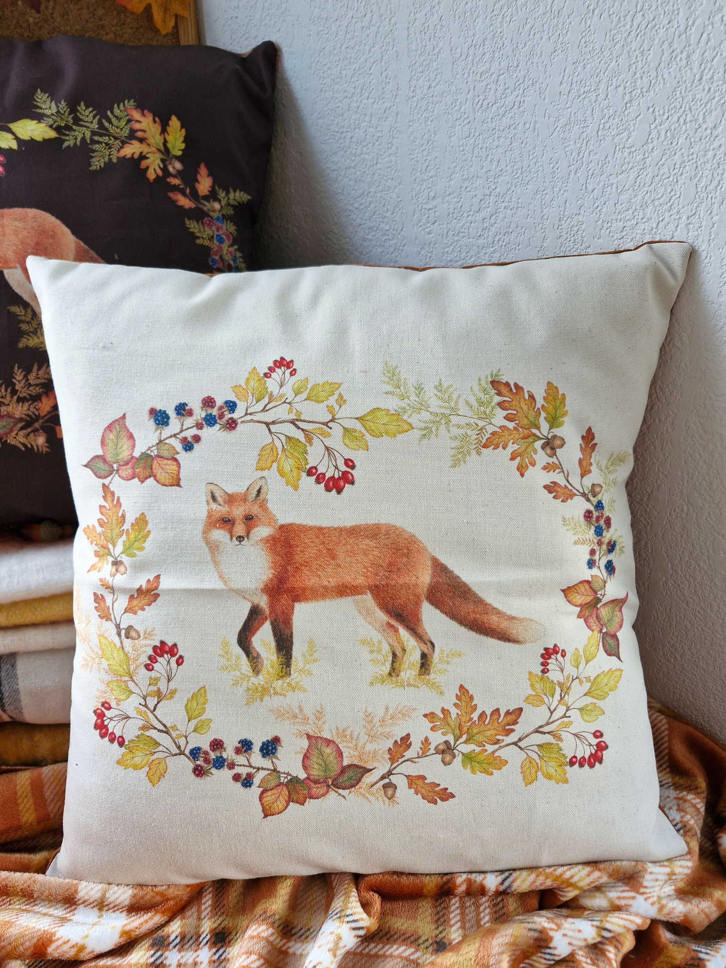 Housse de Coussin ~ RENARD ~