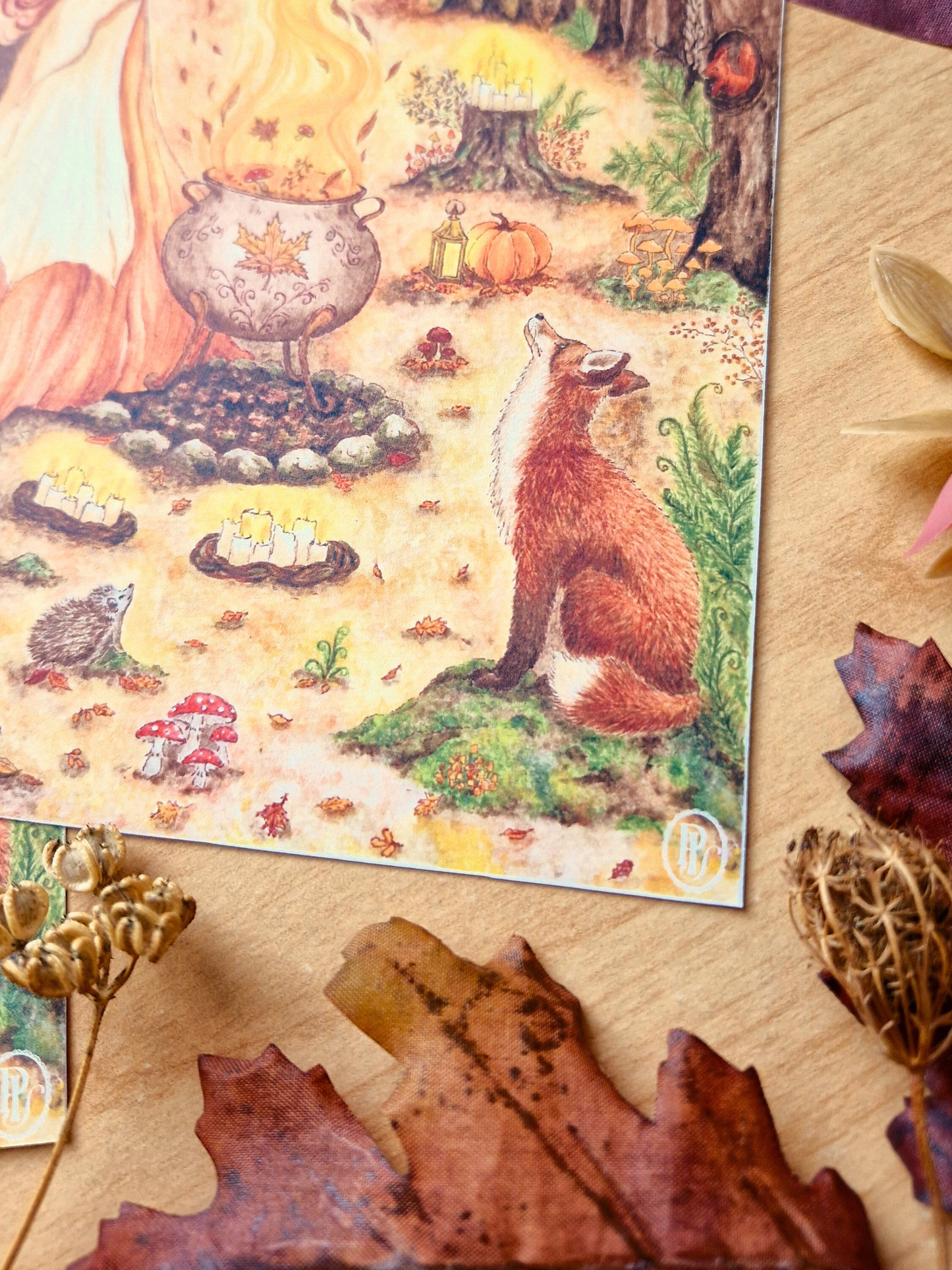 Carte A5 " MAGIE D'AUTOMNE "
