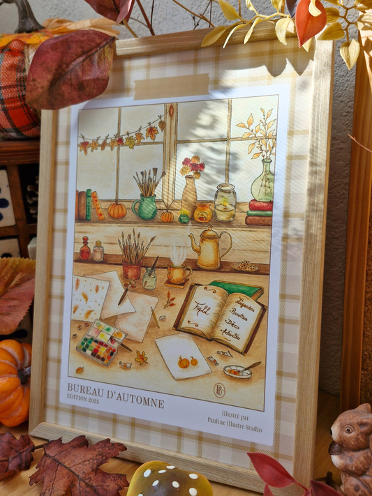Affiche A4 "BUREAU D'AUTOMNE "