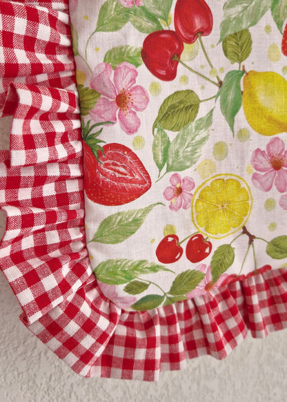 Sac FRUITI'FOU - vichy rouge
