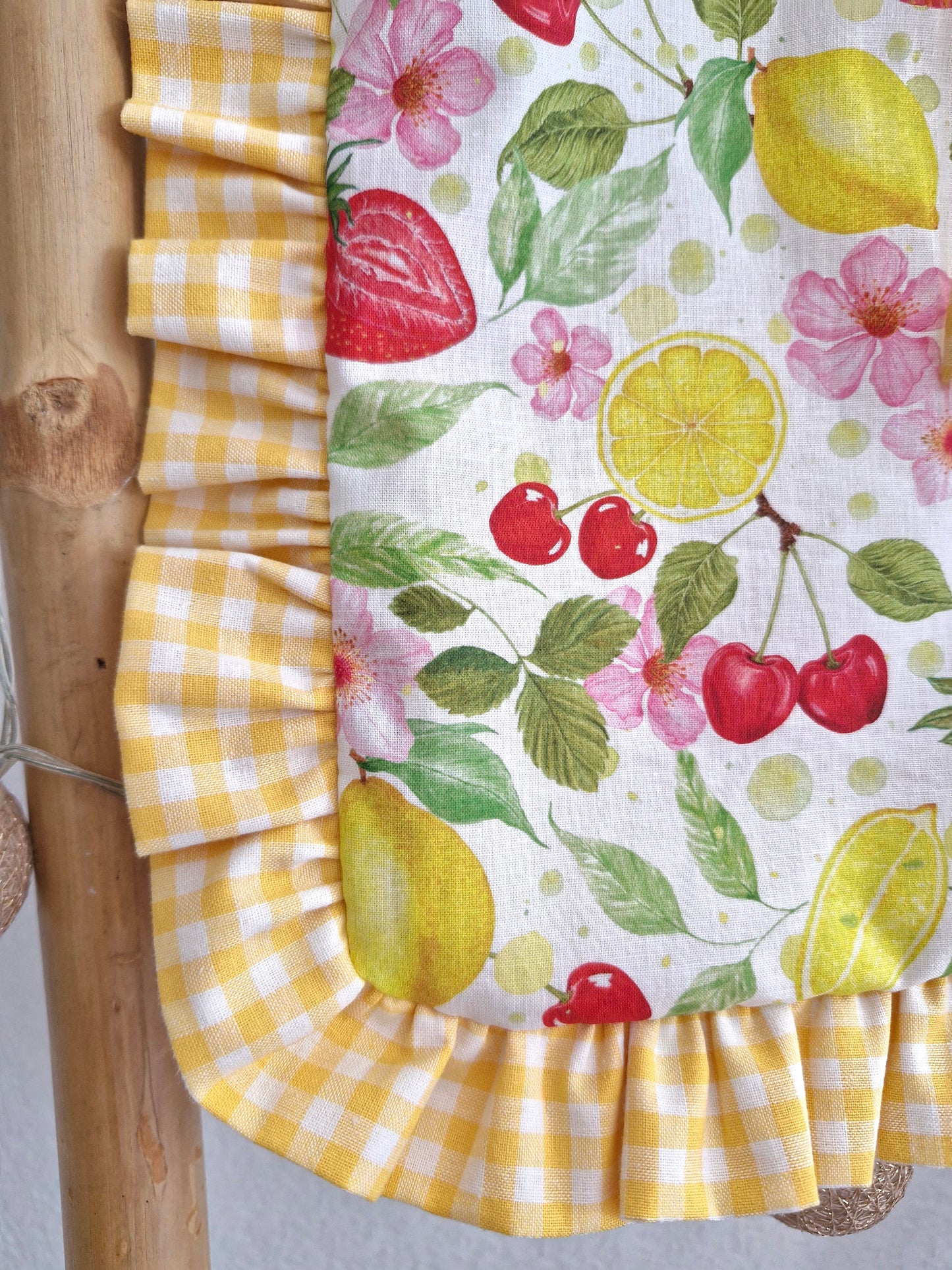Sac FRUITI'FOU - vichy jaune