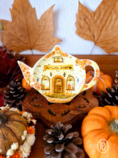 Coupelle Théière "Autumn Shop"