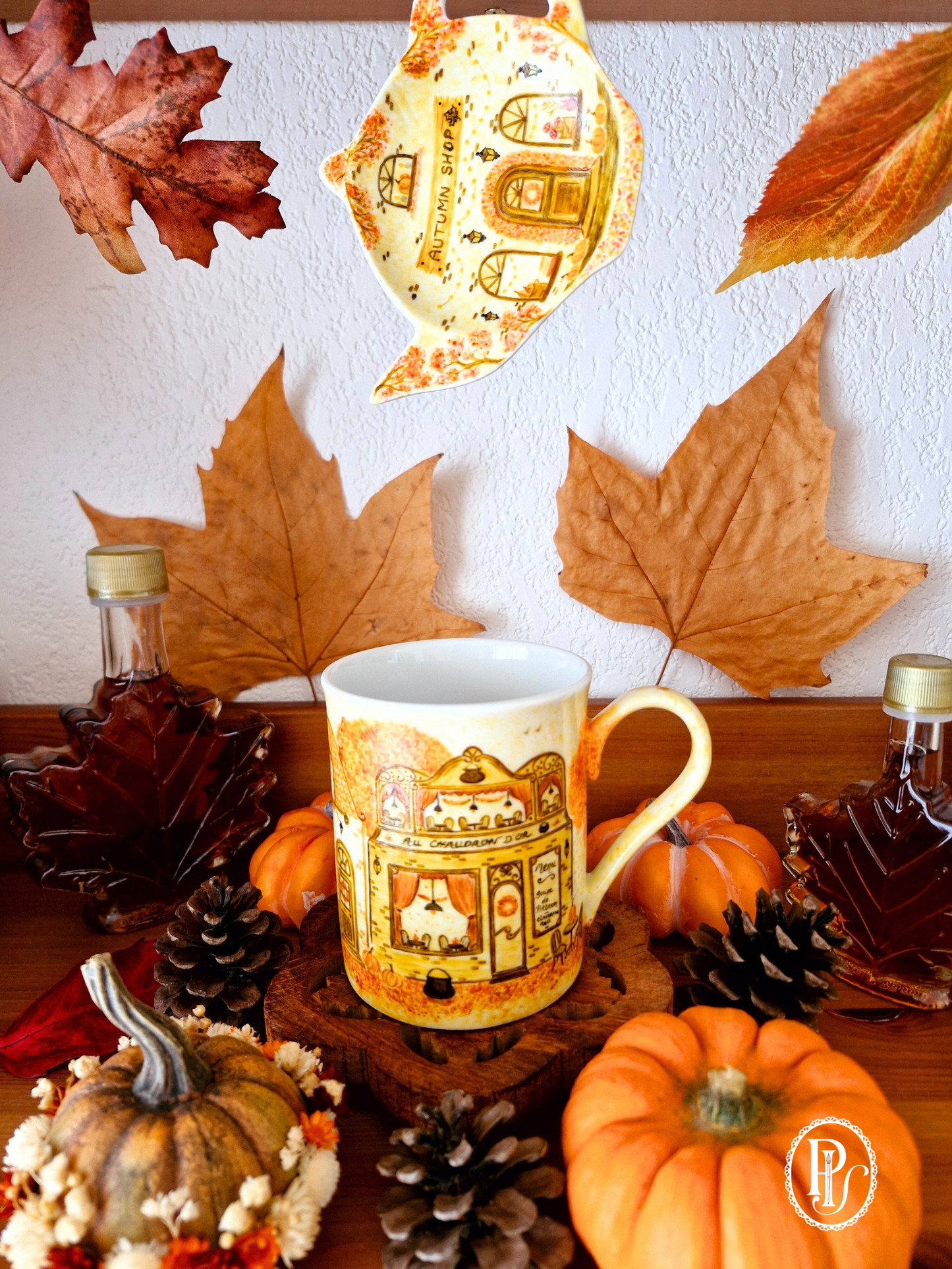 Coupelle Théière "Autumn Shop"