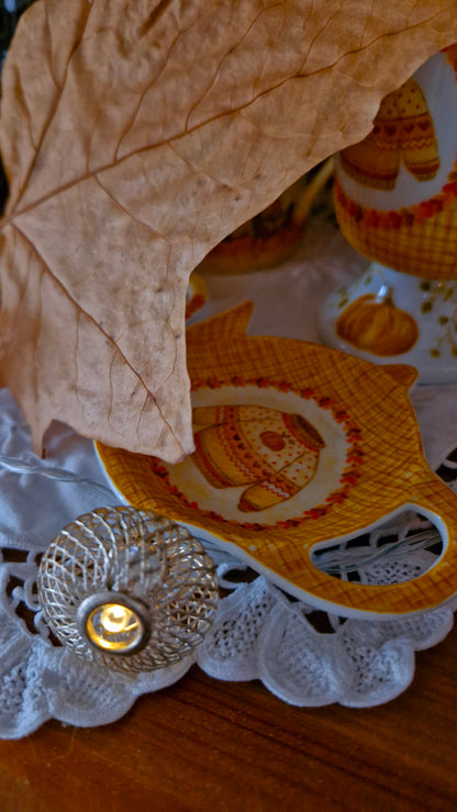 Coupelle Théière "Pull d'Automne"