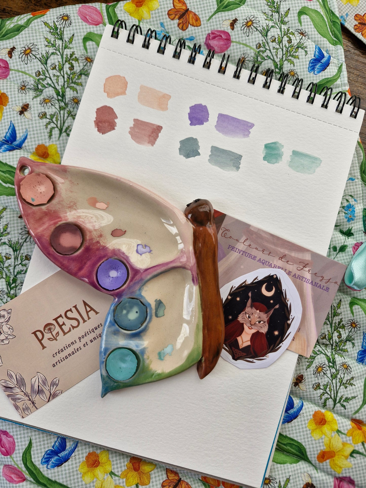 "Papillorna" ensemble pour amateurs d'aquarelle et de moments doux