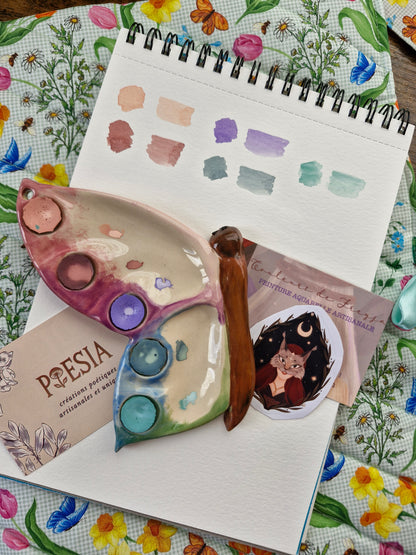 "Papillorna" ensemble pour amateurs d'aquarelle et de moments doux