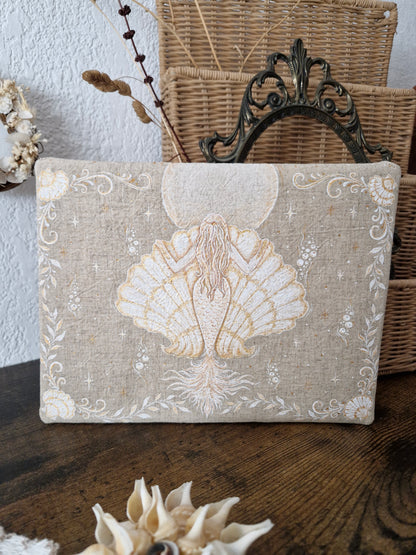 Pochette en Lin ~ GOLDEN MERMAID