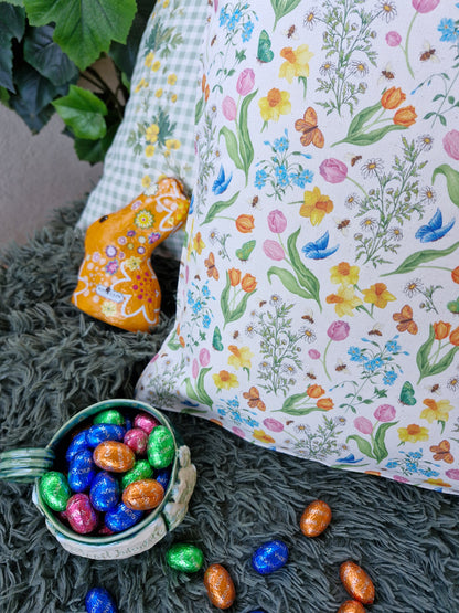 Housse de Coussin "Prairie Fleurie"