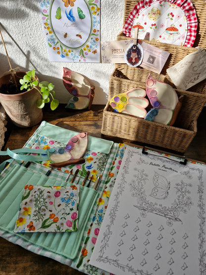 "Papillorna" ensemble pour amateurs d'aquarelle et de moments doux