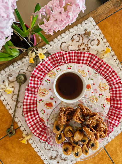 Set de Table Rond "Goûter au Cottage"