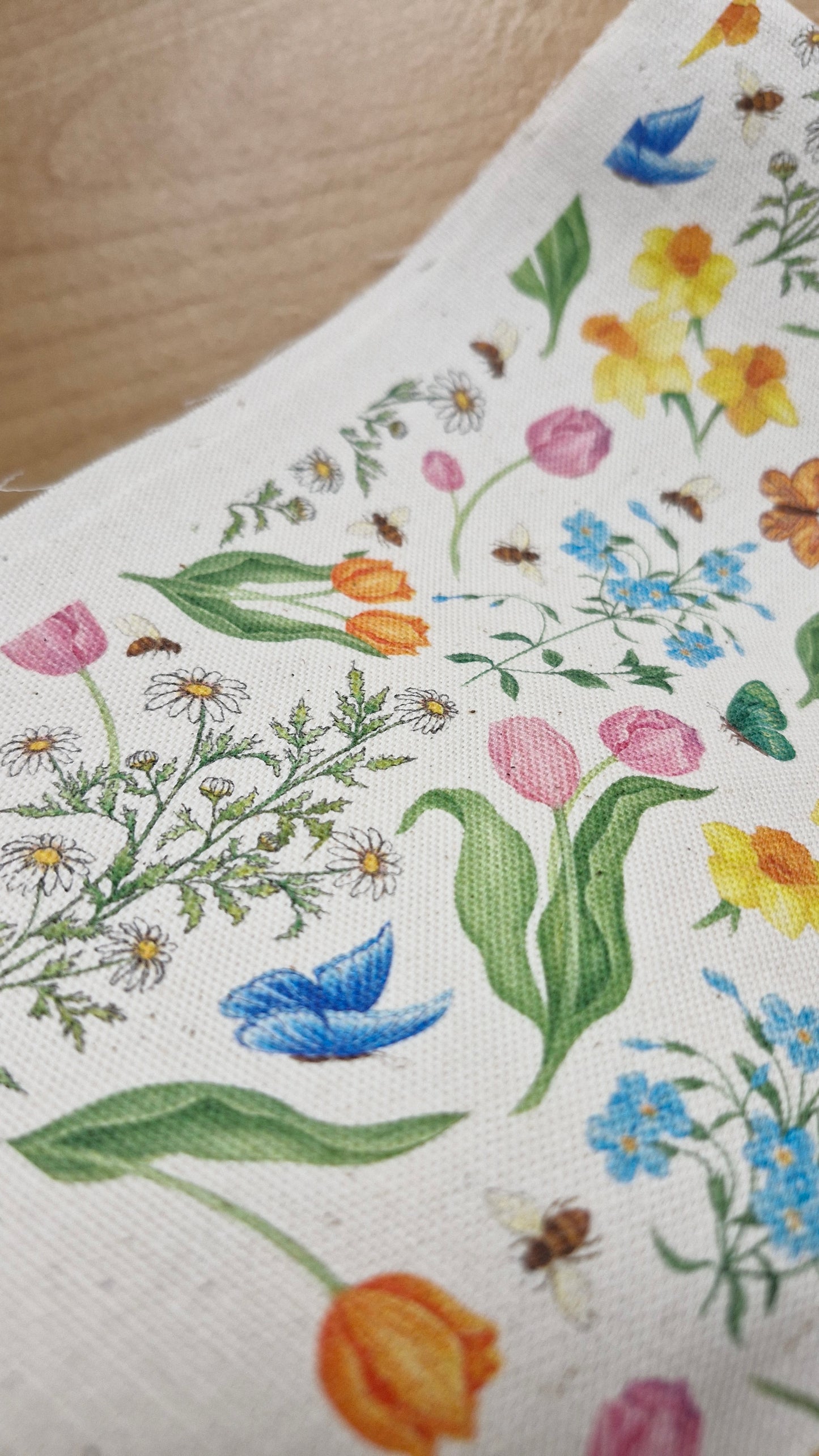 PRE-COMMANDE TISSU AU METRE "PRAIRIE FLEURIE"