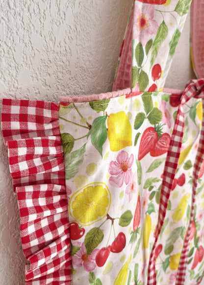 Sac FRUITI'FOU - vichy rouge