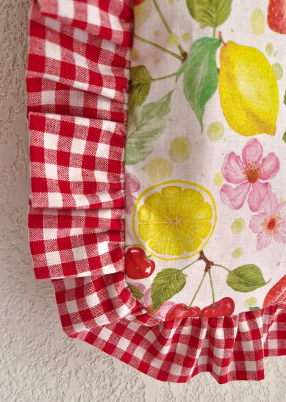 Sac FRUITI'FOU - vichy rouge
