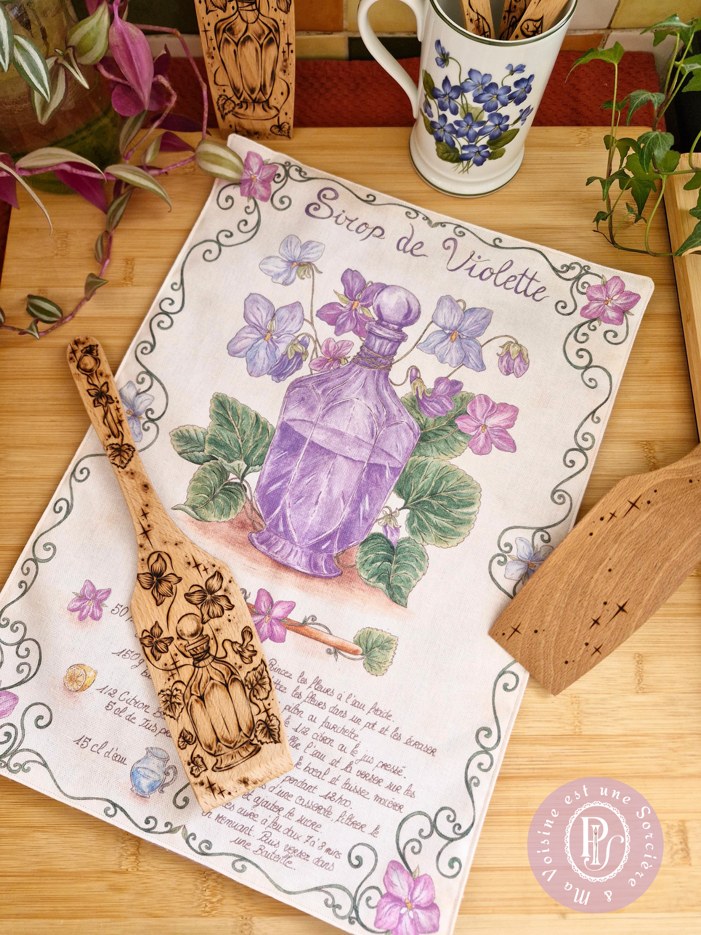 Duo Spatule & Torchon "Magie de Violette"