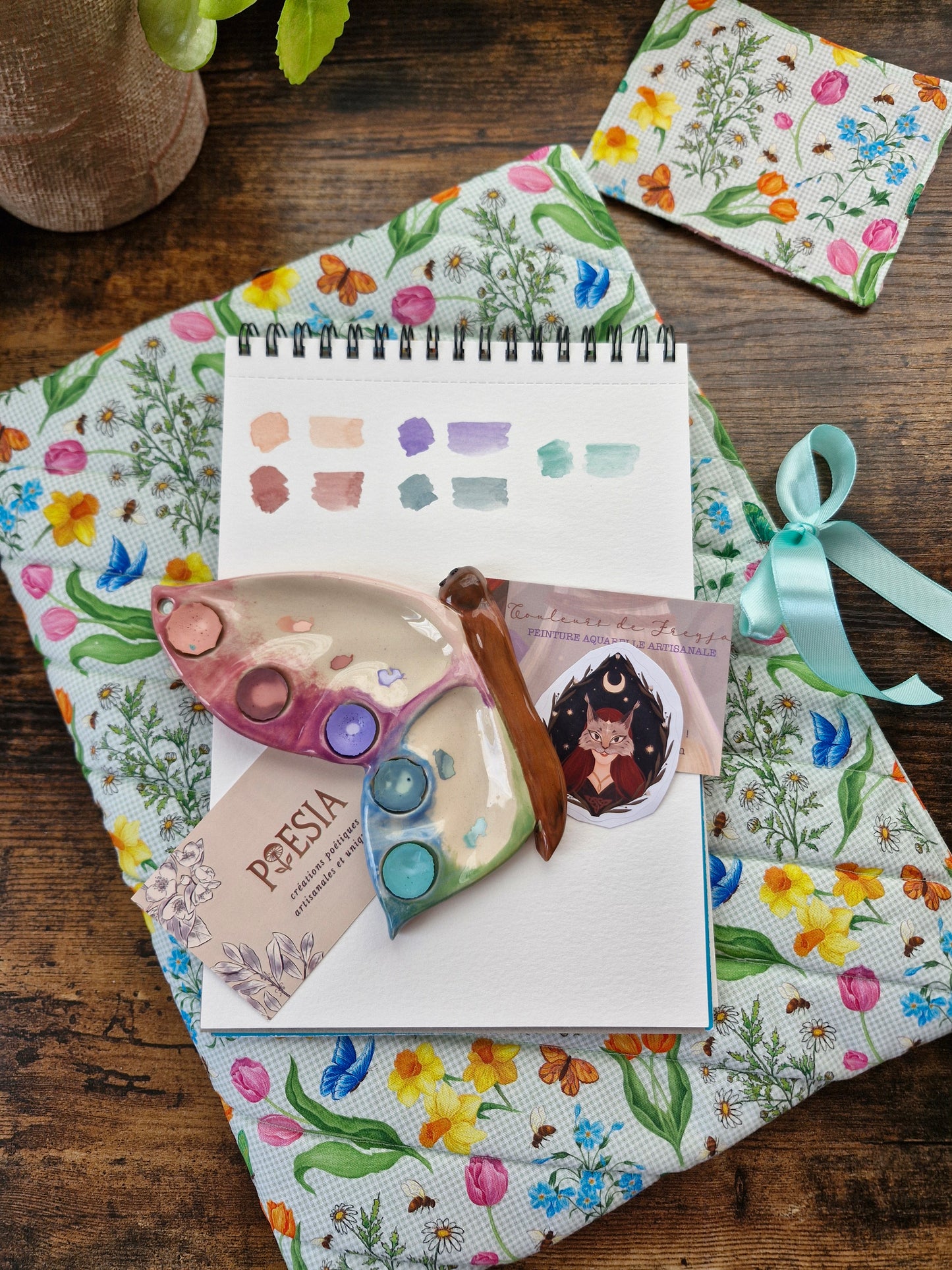 "Papillorna" ensemble pour amateurs d'aquarelle et de moments doux