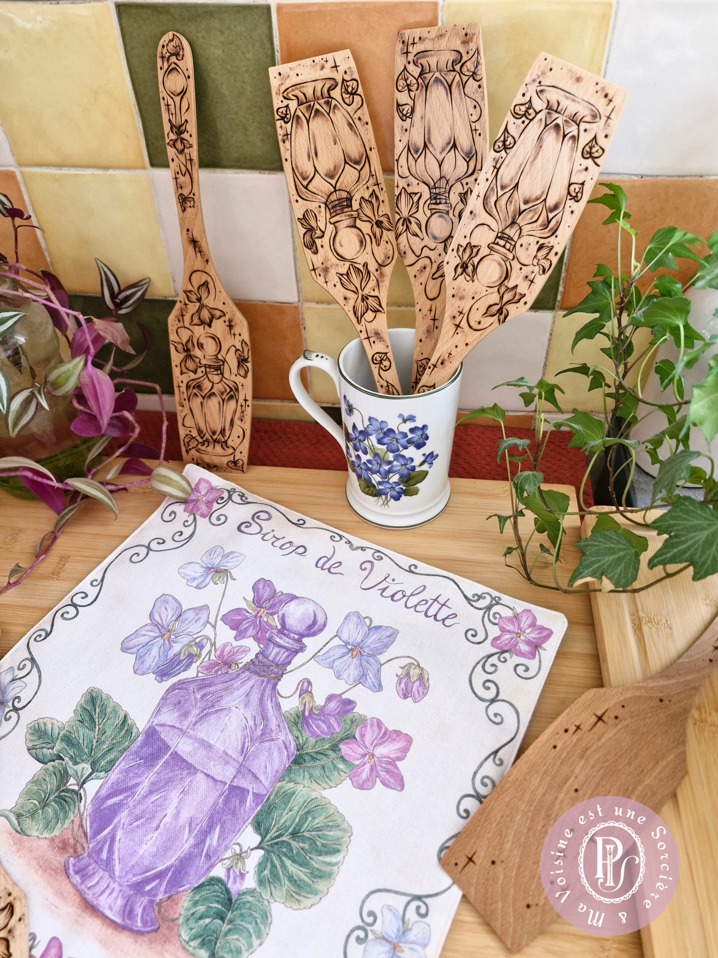 Duo Spatule & Torchon "Magie de Violette"
