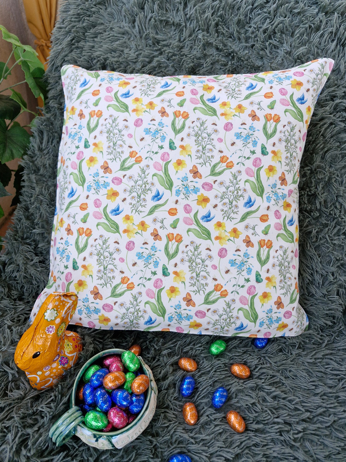 Housse de Coussin "Prairie Fleurie"