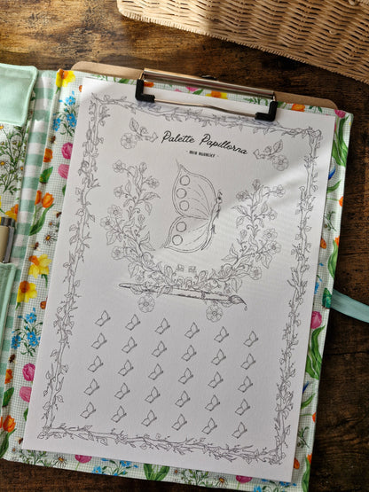 "Papillorna" ensemble pour amateurs d'aquarelle et de moments doux