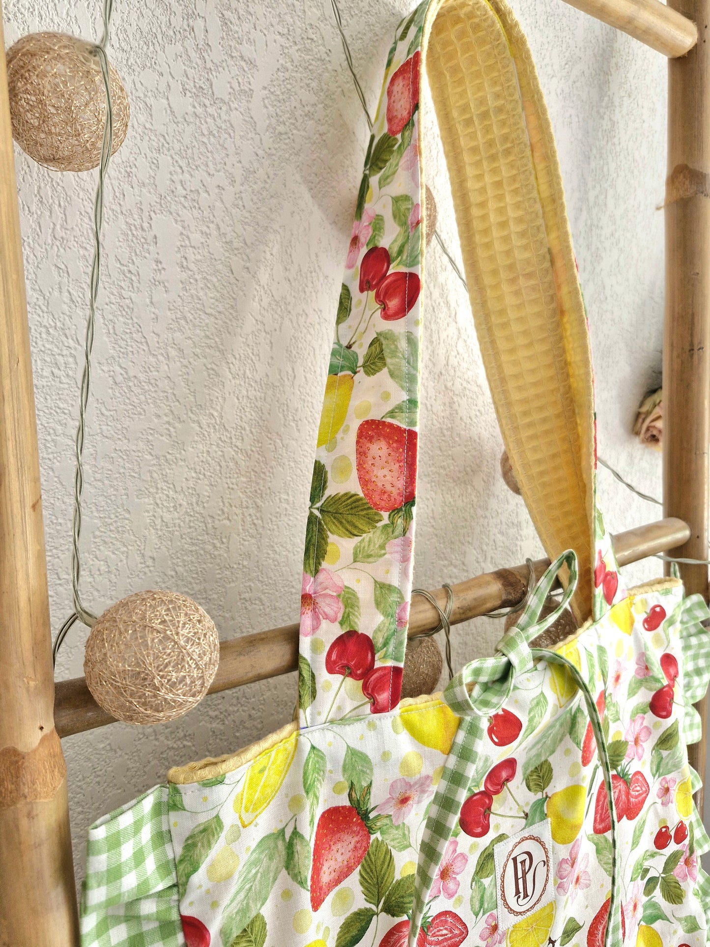 Sac FRUITI'FOU - vichy vert