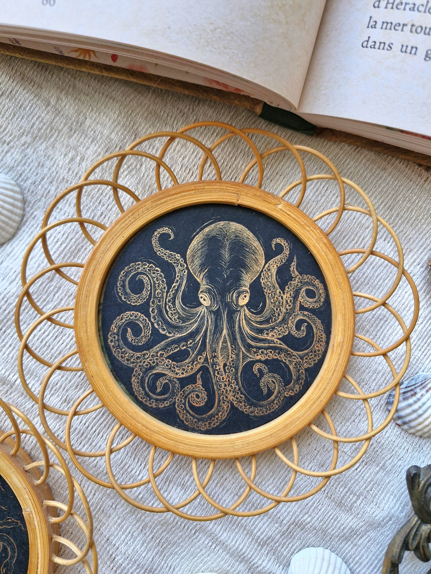 Petit Cadre Rotin ~ KRAKEN