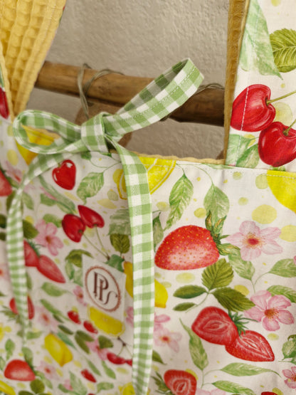 Sac FRUITI'FOU - vichy vert