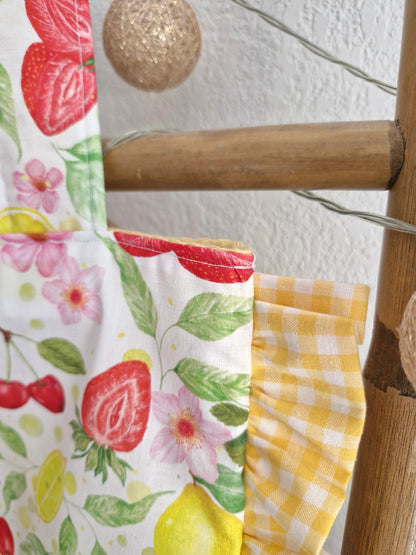 Sac FRUITI'FOU - vichy jaune