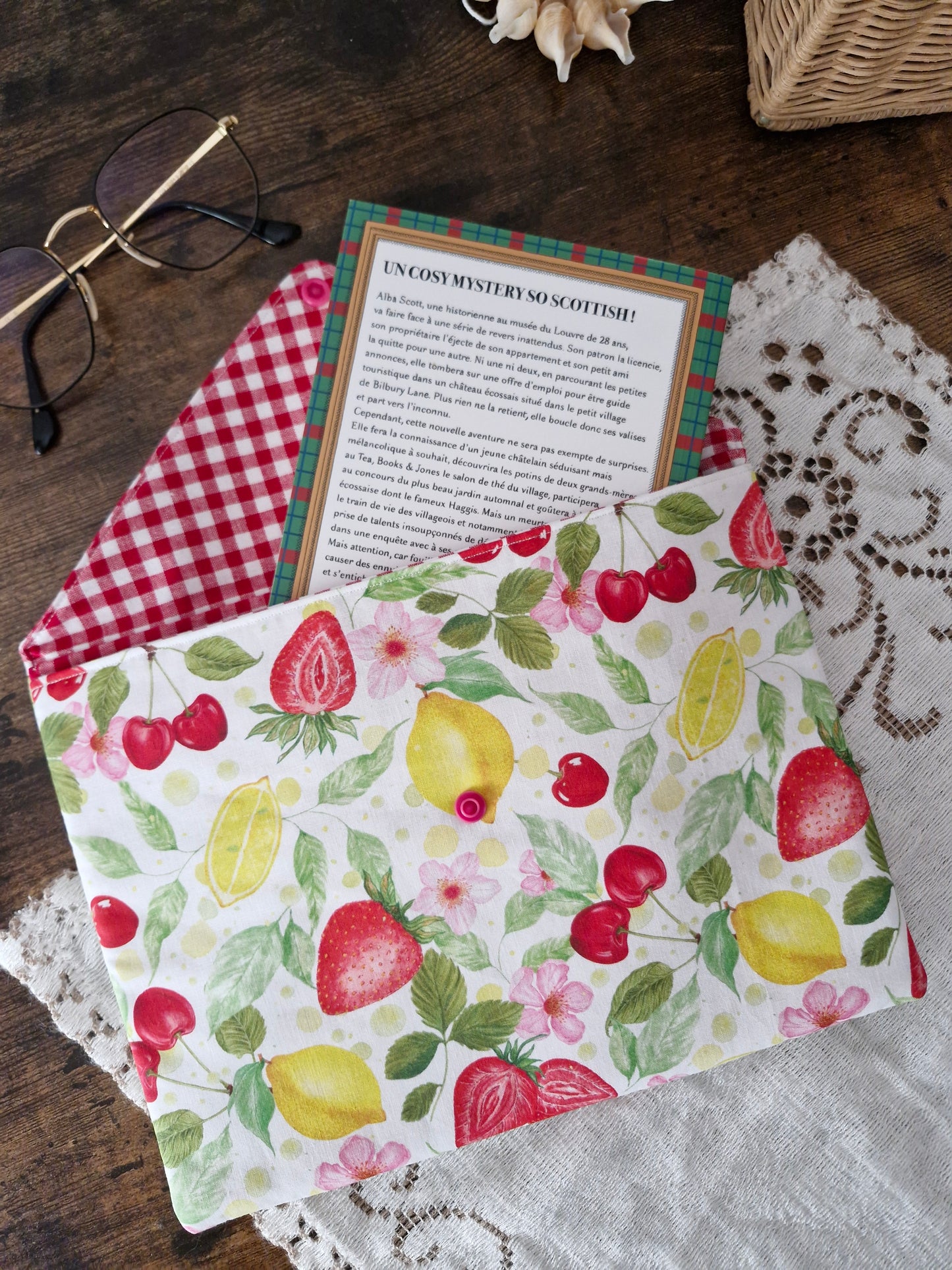 Pochette à livre ~ FRUITI VICHY